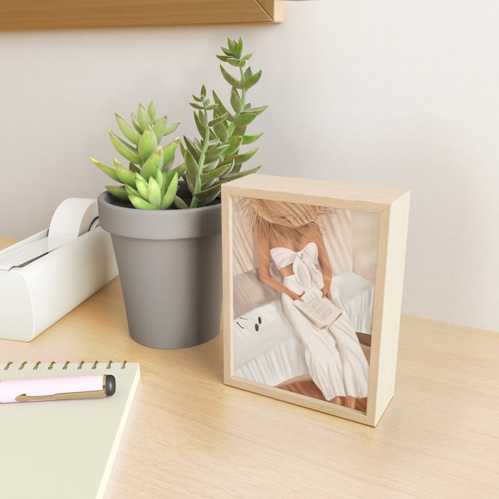 Summer Reading II Mini Art Print Gallery Image 2