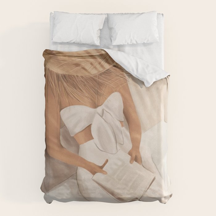 Summer Reading II Duvet Cover Gallery Image 6