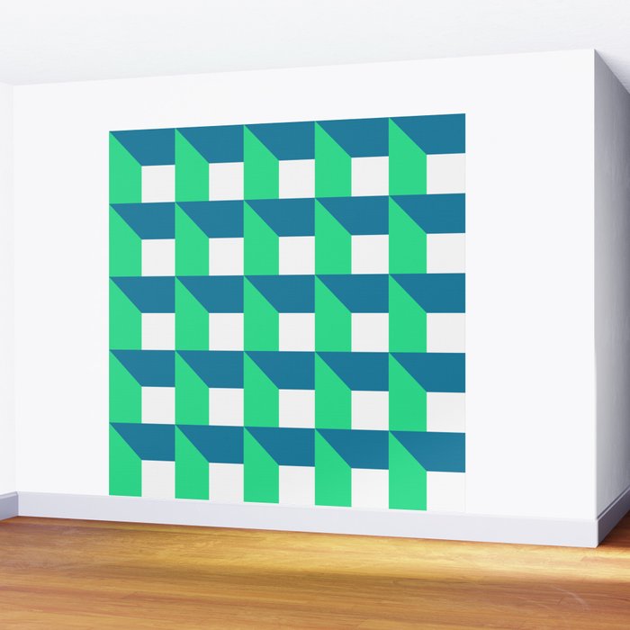 Modern Geometric 52 Wall Mural Gallery Image 2