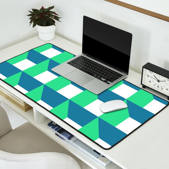 Modern Geometric 52 Desk Mat Gallery Image 2