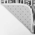 Twisted Ribbons - Black Bath Mat Gallery Image 2