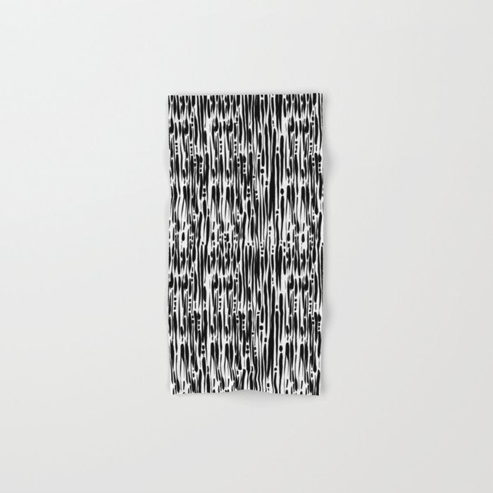 Twisted Ribbons - Black Bath Towel Gallery Image 1