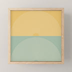 Minimal Rainbow Color Block IX Mini Art Print Gallery Image 1