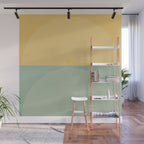 Minimal Rainbow Color Block IX Wall Mural Gallery Image 1