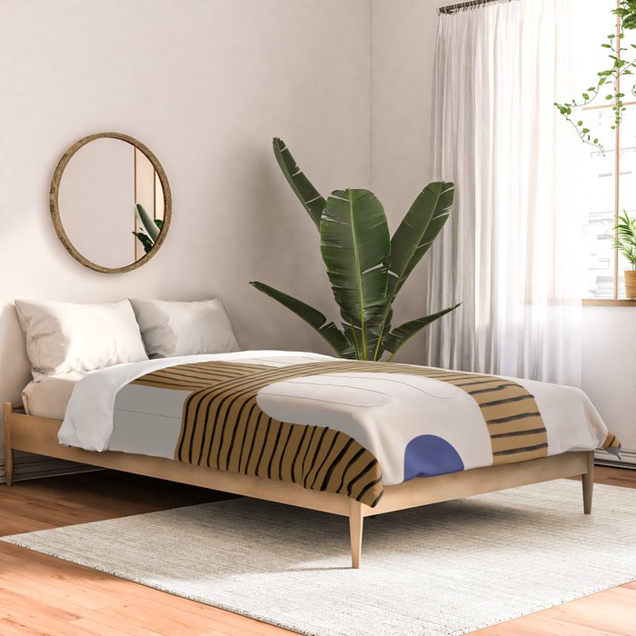Blue Circle #3 Comforter Gallery Image 2