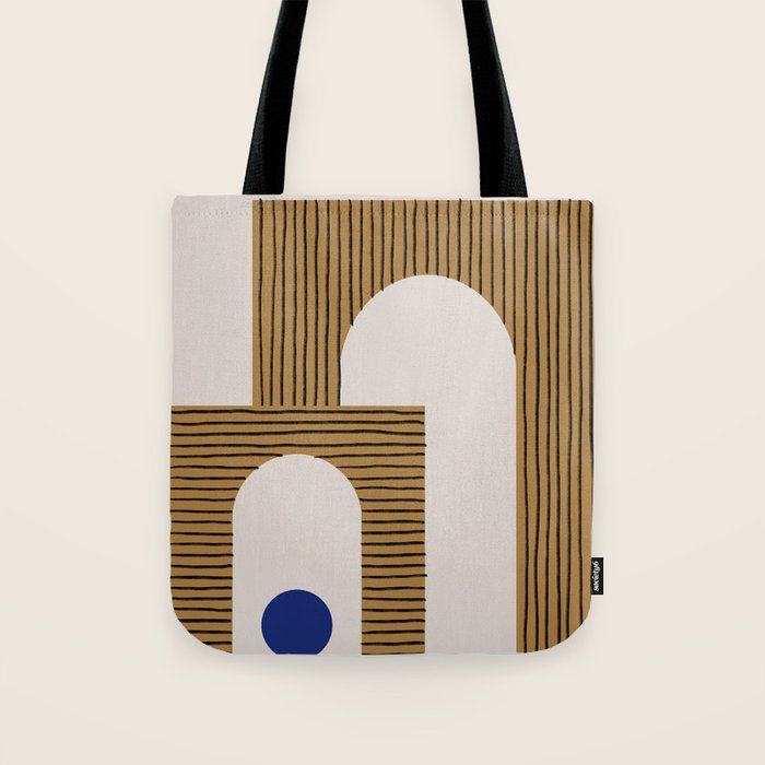 Blue Circle #3 Tote Bag Gallery Image 1