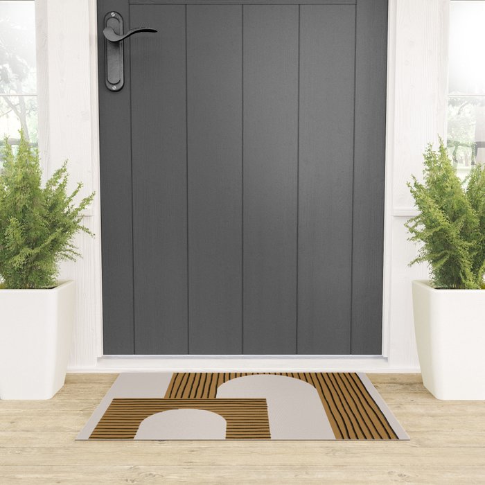 Blue Circle #3 Welcome Mat Gallery Image 3