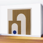 Blue Circle #3 Wall Mural Gallery Image 2