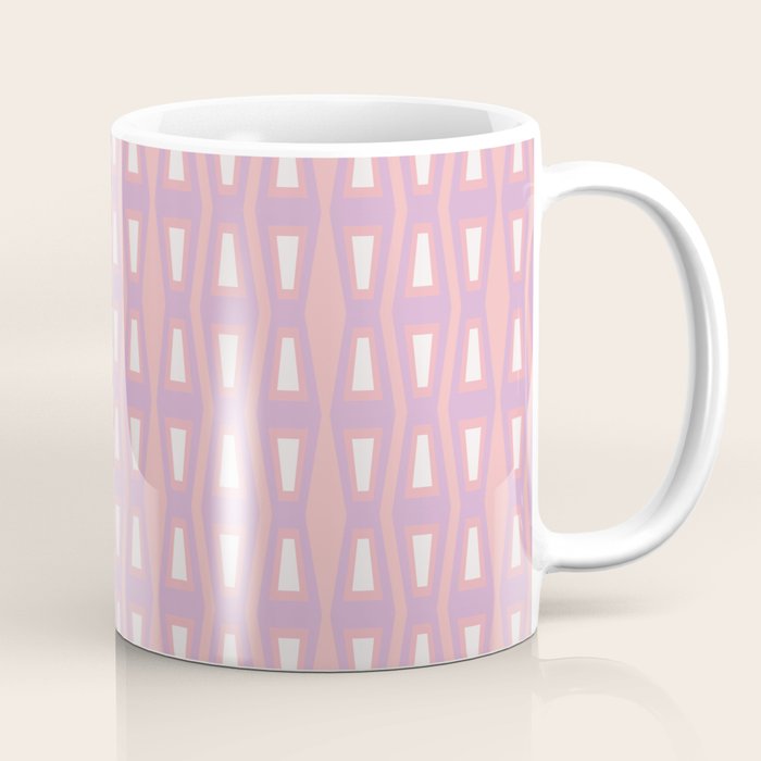 Pink Asymetrical Geometric Coffee Mug Gallery Image 1