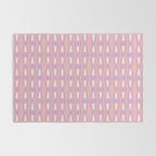 Pink Asymetrical Geometric Rug Gallery Image 2