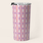 Pink Asymetrical Geometric Travel Mug Gallery Image 3