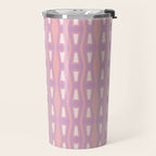 Pink Asymetrical Geometric Travel Mug Gallery Image 2