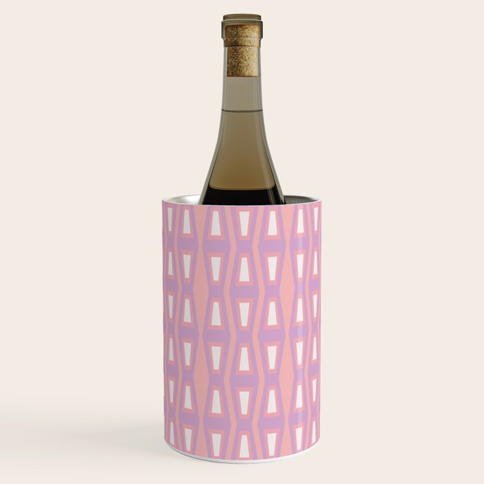 Pink Asymetrical Geometric Wine Chiller Gallery Image 1