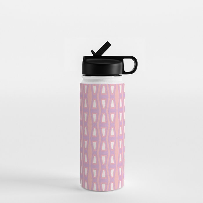 Pink Asymetrical Geometric Water Bottle Gallery Image 1