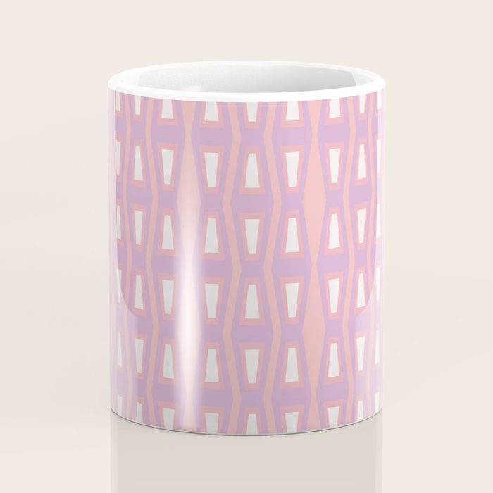 Pink Asymetrical Geometric Coffee Mug Gallery Image 4