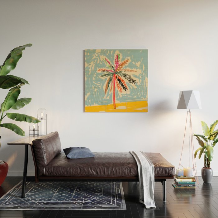 VACATION PALM TREE Wood Wall Art Gallery Image 2