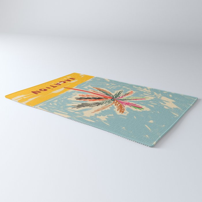 VACATION PALM TREE Rug Gallery Image 3