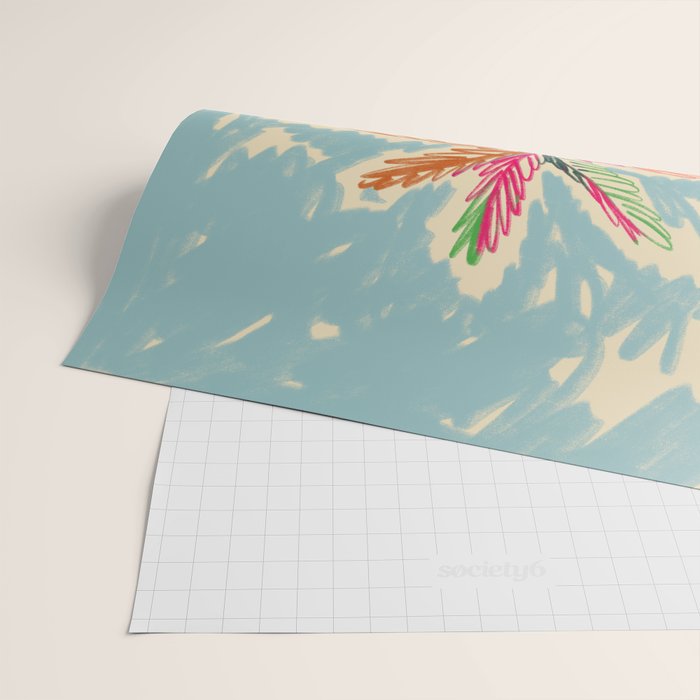 VACATION PALM TREE Wrapping Paper Gallery Image 2