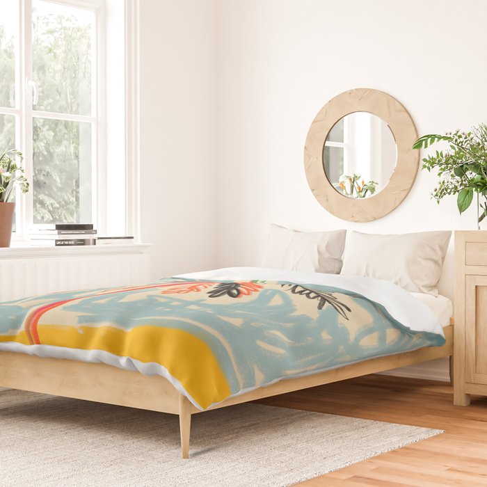 VACATION PALM TREE Duvet Cover Gallery Image 2
