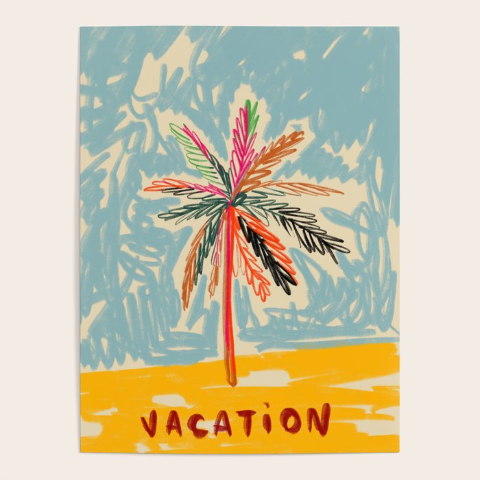 VACATION PALM TREE Poster Gallery Image 4