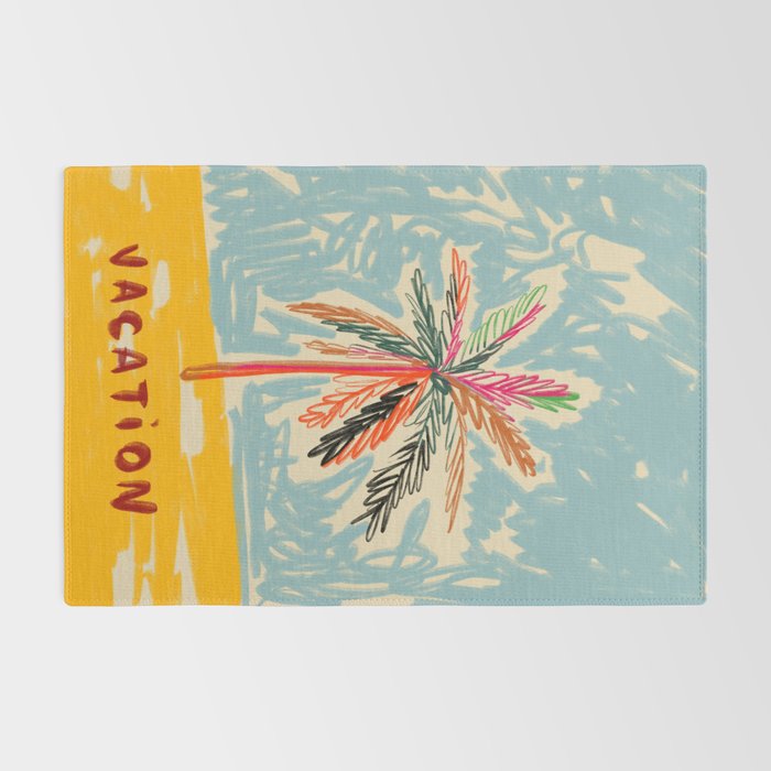 VACATION PALM TREE Rug Gallery Image 2