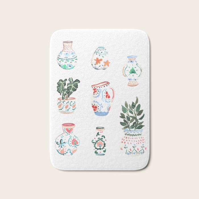 Pots Bath Mat Gallery Image 1