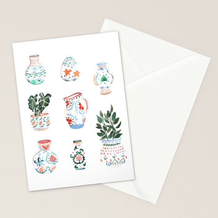 Pots Stationery Card Gallery Image 2