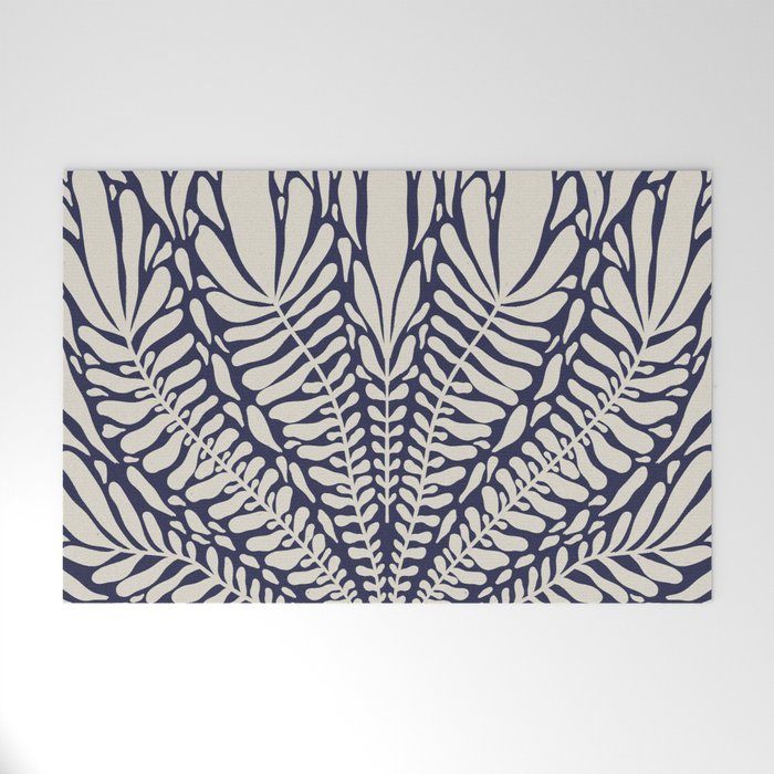 One Hundred-Leaved Plant #12 Welcome Mat Gallery Image 1