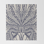 One Hundred-Leaved Plant #12 Throw Blanket Gallery Image 2
