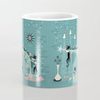 Retro Naughty Kitty Christmas Coffee Mug Gallery Image 4