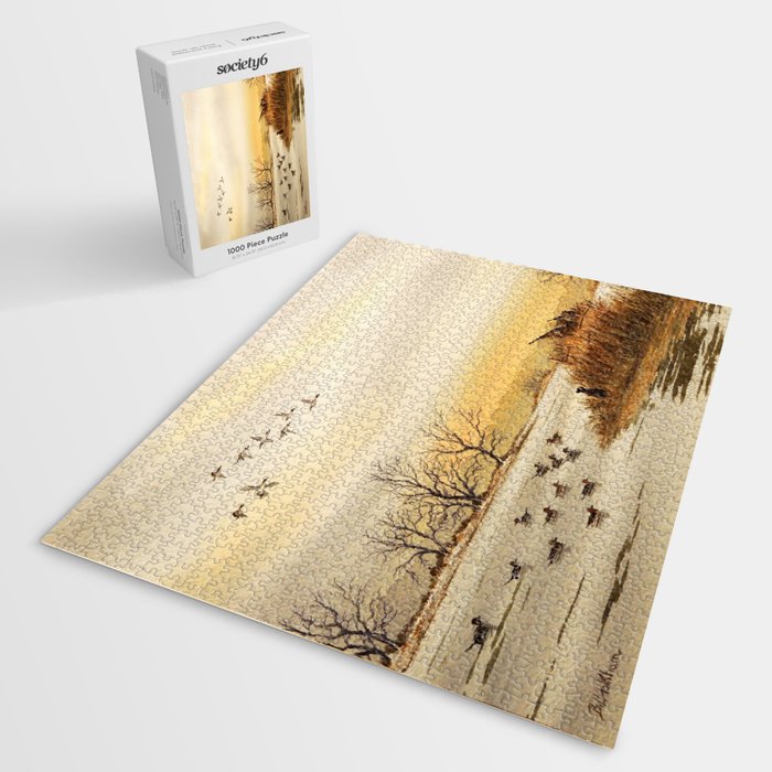 Hunting Pintail Ducks Jigsaw Puzzle Gallery Image 2