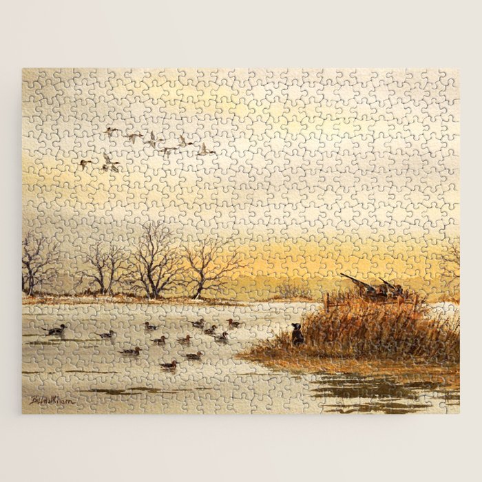 Hunting Pintail Ducks Jigsaw Puzzle Gallery Image 1