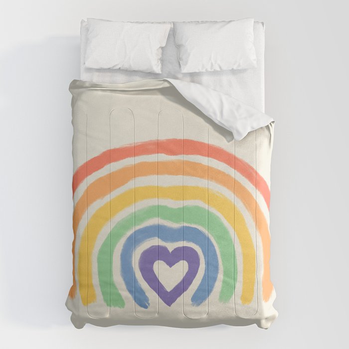 Rainbow Heart Comforter Gallery Image 6