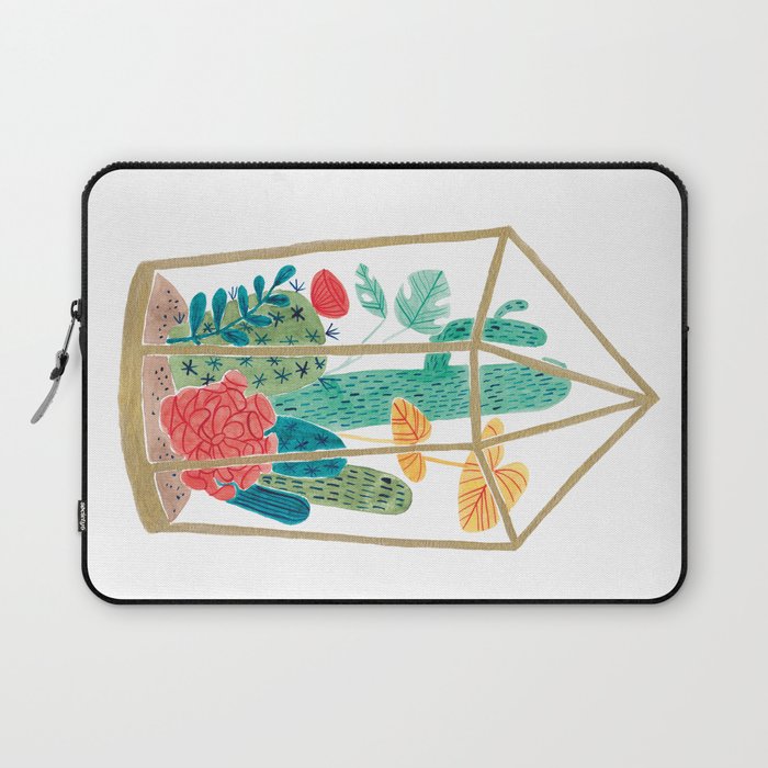 Cactus Terrarium Laptop Sleeve Gallery Image 1
