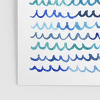 Watercolor Waves Poster Gallery Image 3