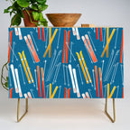 Colorful Ski Pattern Credenza Gallery Image 1