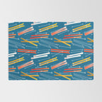 Colorful Ski Pattern Rug Gallery Image 2