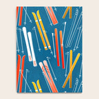 Colorful Ski Pattern Notebook Gallery Image 4
