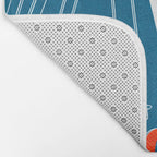 Colorful Ski Pattern Bath Mat Gallery Image 2