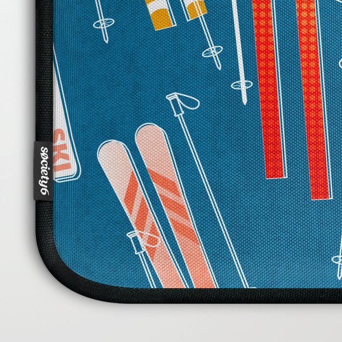 Colorful Ski Pattern Laptop Sleeve Gallery Image 3
