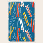 Colorful Ski Pattern Cutting Board Gallery Image 1
