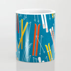Colorful Ski Pattern Coffee Mug Gallery Image 4
