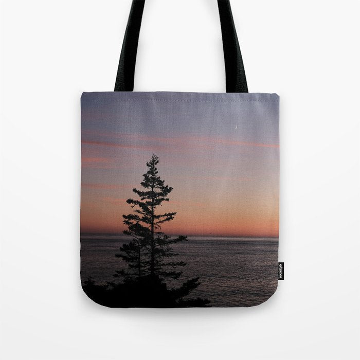 sunset on the bay - nature photograph Tote Bag Gallery Image 1