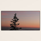 sunset on the bay - nature photograph Desk Mat Gallery Image 3