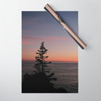 sunset on the bay - nature photograph Wrapping Paper Gallery Image 1