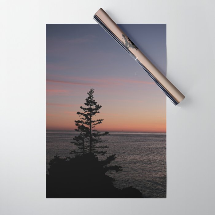 sunset on the bay - nature photograph Wrapping Paper Gallery Image 1