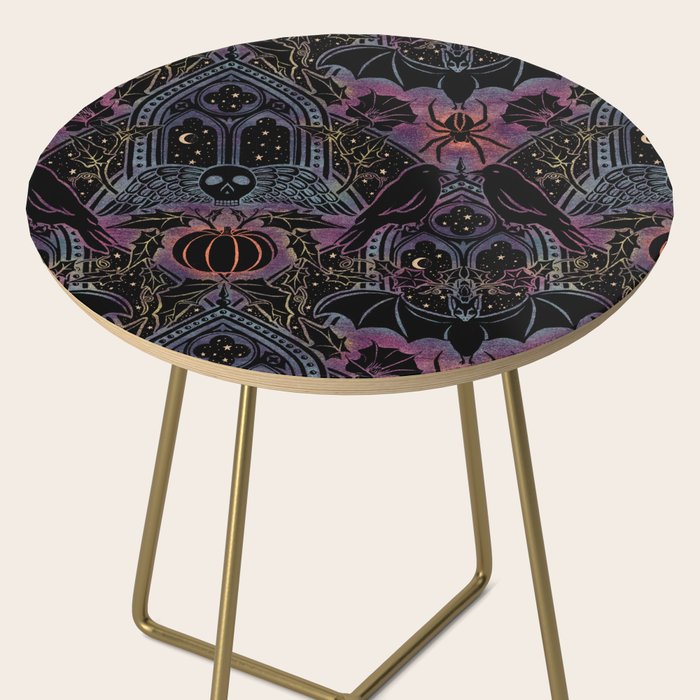 Gothic Halloween - celestial rainbow  Side Table Gallery Image 2