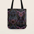Gothic Halloween - celestial rainbow  Tote Bag Gallery Image 1