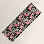 Jackalope - black and pink Yoga Mat Gallery Image 1