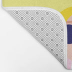 Girl Power - Rainbow Hair #girlpower Bath Mat Gallery Image 2